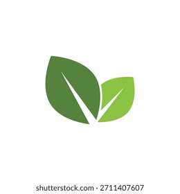 Logotipos de Green Leaf Vector y símbolo