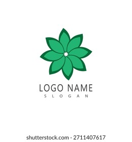 Logotipos de Green Leaf Vector y símbolo