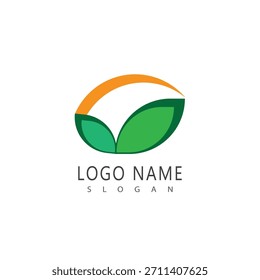 Logotipos de Green Leaf Vector y símbolo