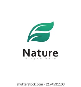 Diseño vectorial de elementos ecológicos de la naturaleza de la hoja verde