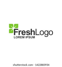 Green Leaf, Nature, Fresh Logo Design