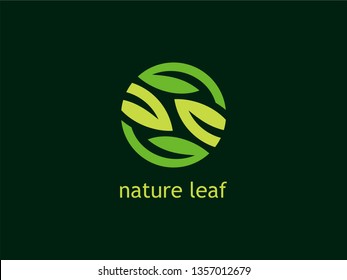 Green Leaf Nature Logo with a modern look are very easily placed in various kinds of Icons, Vectors, Favicons, Logo