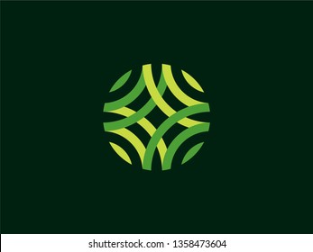 Green Leaf Nature Logo with a modern look are very easily placed in various kinds of Icons, Vectors, Favicons, Logo