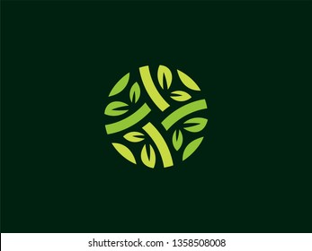 Green Leaf Nature Logo with a modern look are very easily placed in various kinds of Icons, Vectors, Favicons, Logo.