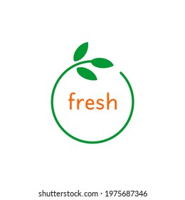 Green leaf nature vector icon
