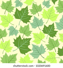 green leaf pattern