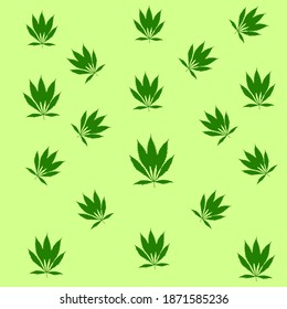 grünes Blatt Muster Hintergrundbild Design. für die Abdeckung verwendet