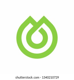 Green Leaf Plant Nature Farm Business Company Vector Logo Design