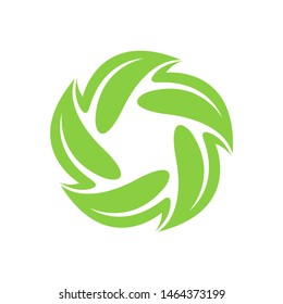 Green Leaf Plant Nature Farm Business Company Vector Logo Design