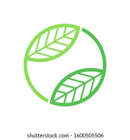 Green Leaf Plant Nature Farm Business Company Vector Logo Design