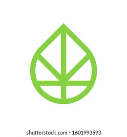 Green Leaf Plant Nature Farm Business Company Vector Logo Design