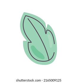 green leaf plant nature icon