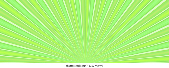 Green leaf rays fractal abstract background textures vector illustration graphic design modern style 