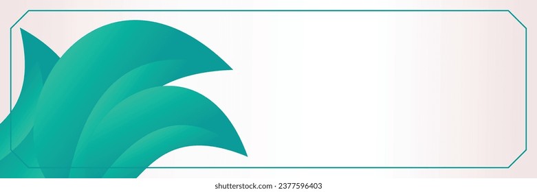 green leaf shape background, free copy space area. vector design for banner, greeting card, poster, social media, web.