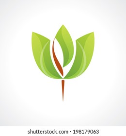 green leaf spa icon
