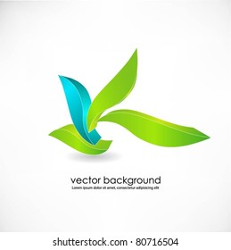 green leaf symbol