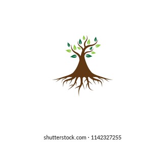 Green leaf symbol illustration
