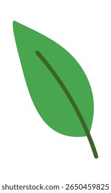Logotipo natural simbólico de folha verde