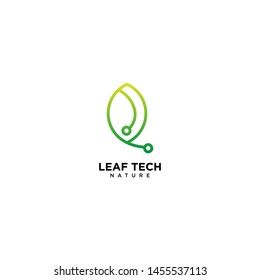 Green Leaf Technology Logo Design