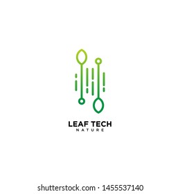 Green Leaf Technology Logo Design