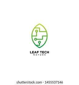 Green Leaf Technology Logo Design