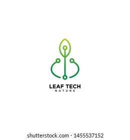 Green Leaf Technology Logo Design