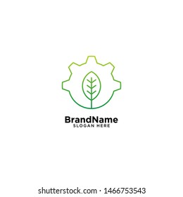 Green Leaf Technology Logo Design
