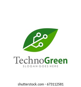 Green Leaf Technology Logo Design