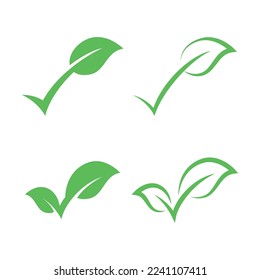 Green Leaf Tick Vectors Vectorart