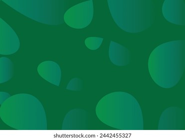 Green Leaf vector abstract background