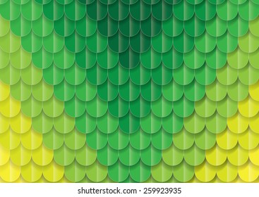 Green leaf vector abstract background