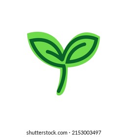 green leaf vector with concept	