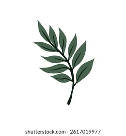 Green Leaf Vector Design Element