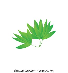 Design-Illustration für grüne Vektorillustrationen