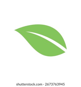 Green Leaf Vector, Eco Leaves Spa Logo Template