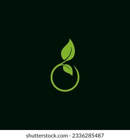 green leaf vector illustration for an icon,symbol or logo. suitable for natural product logo