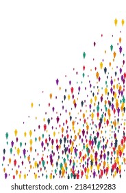 Green Leaf Vector White Background. Orange Foliage Fall Card. Poster Confetti Illustration. Bright Foliage Backdrop.