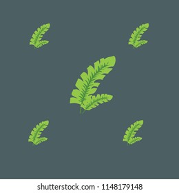 Green leaf vectors Colorful background images Suitable for auspicious occasions Invitation cards Illustrations and Vectors