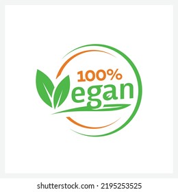 ilustración de diseño del logotipo vegetal de hojas verdes 