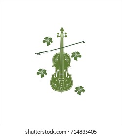 Green Leaf Violin