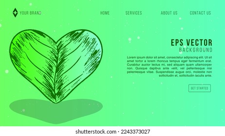 Diseño Web de hoja verde Resumen de fondo Lemonade EPS 10 Vector Para Sitio Web, Página De Inicio, Página De Inicio, Página Web, Plantilla Web
