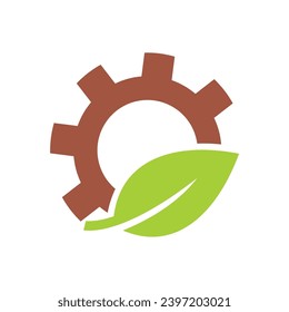 Logo für grüne Blattwerk