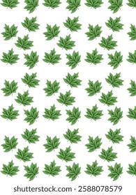 green leafs plant pattern background