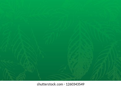 green leafs texture as background vector