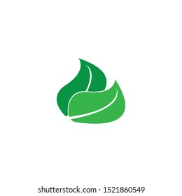 green leaft ecology nature element