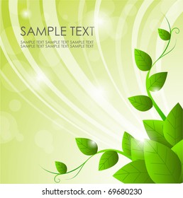 Green leafy background