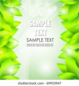 Green leafy background