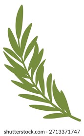 A green leafy plant with a long stem