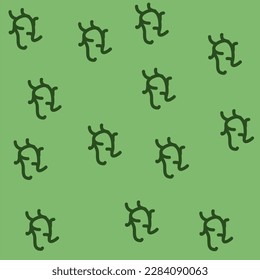 Green Leafy Seamless Repeat Pattern For Paper and Textile | Digital Print 