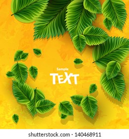 Green leaves